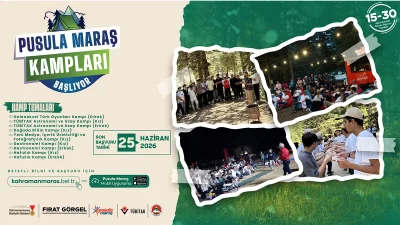 Pusula Maraş koordinesinde gerçekleştirilecek kamplar, Andırın’ın doğal güzellikleriyle öne çıkan