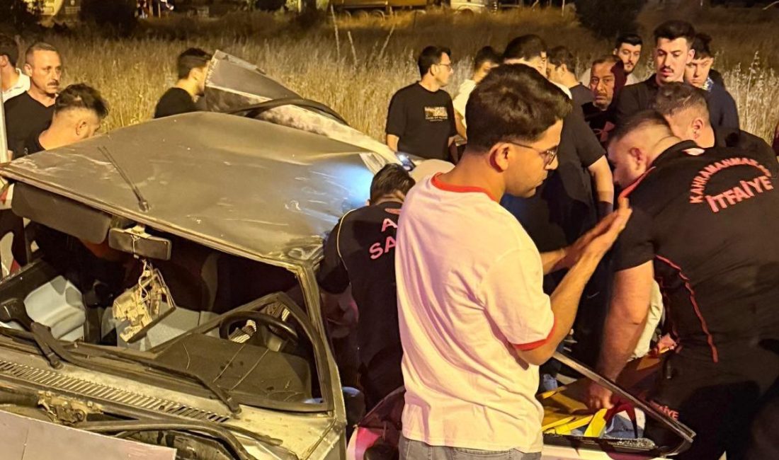 Kahramanmaraş’ta Otomobil Takla Attı: 2 Yaralı İhbar üzerine olay yerine sağlık, itfaiye ve polis ekipleri sevk