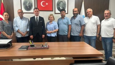 Gerçekleştirilen ziyarete KGC Başkanı Sermet Çuhadar'ın yanı sıra Başkan Yardımcısı