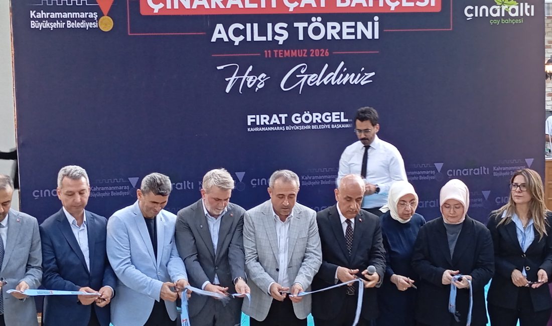 Pınarbaşı’nın Simgesi Çınaraltı Yeniden Hayat Buldu Programın açılışında konuşan Kahramanmaraş Büyükşehir Belediye Başkanı Fırat Görgel, Çınaraltı'nın