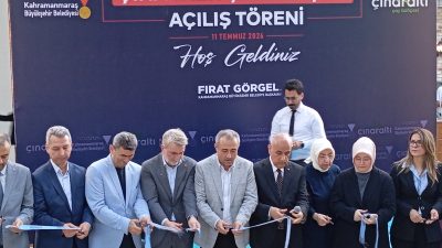 Programın açılışında konuşan Kahramanmaraş Büyükşehir Belediye Başkanı Fırat Görgel, Çınaraltı'nın