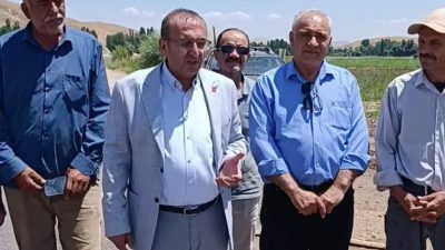 Bölgede ekili ve dikili tarım arazilerinin bulunduğunu vurgulayan Ateş, sulama