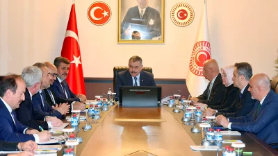 Görüşmelerde, 6 Şubat depremlerinin ardından Kahramanmaraş’ta sürdürülen yeniden yapılanma çalışmaları