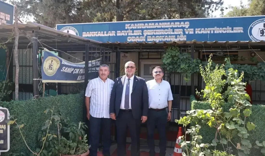 BAŞKAN MEHMET AKPINAR’DAN BAKKALLAR, BAYİLER, ŞEKERCİLER VE KANTİNCİLER ODASI’NA ZİYARET Dulkadiroğlu Belediye Başkanı Mehmet Akpınar, esnafın ilçe ekonomisinin en önemli