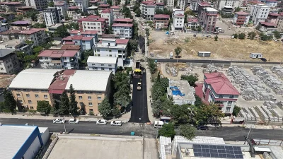 Çalışmalar kapsamında Egemenlik Mahallesi'nde bulunan 21039. Sokak ile Aslanbey Mahallesi'nde