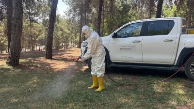 Özellikle havaların ısınmasıyla birlikte artış gösteren kene vakalarına karşı park