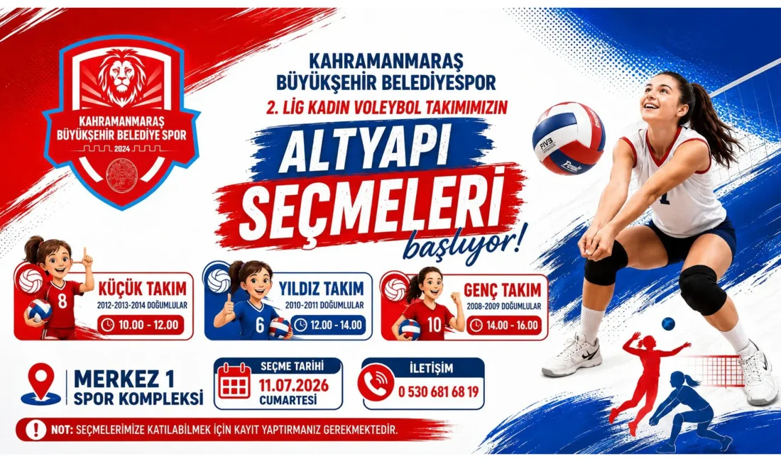 Altyapı seçmeleri, 11 Temmuz Cumartesi günü Merkez Spor Kompleksi’nde gerçekleştirilecek.
