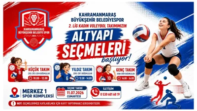 Altyapı seçmeleri, 11 Temmuz Cumartesi günü Merkez Spor Kompleksi’nde gerçekleştirilecek.