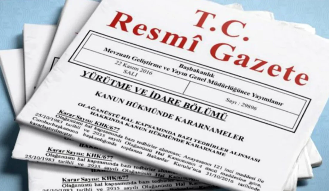 Cumhurbaşkanı Erdoğan İmzaladı! Kahramanmaraş’a Yeni Orman Bölge Müdürü Atandı Cumhurbaşkanı Recep Tayyip Erdoğan'ın imzasıyla yayımlanan 11 Temmuz 2026 tarihli