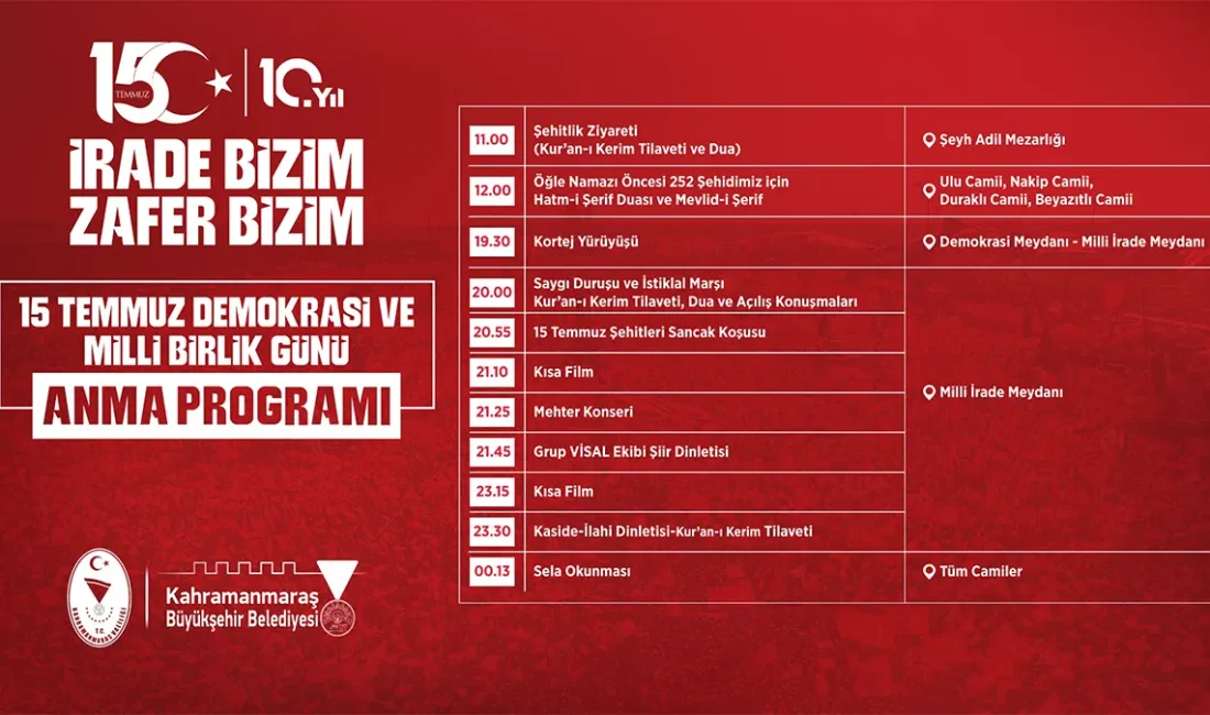 Anma etkinlikleri sabah saat 11.00’da Şeyh Adil Şehitliği’ne gerçekleştirilecek ziyaretle