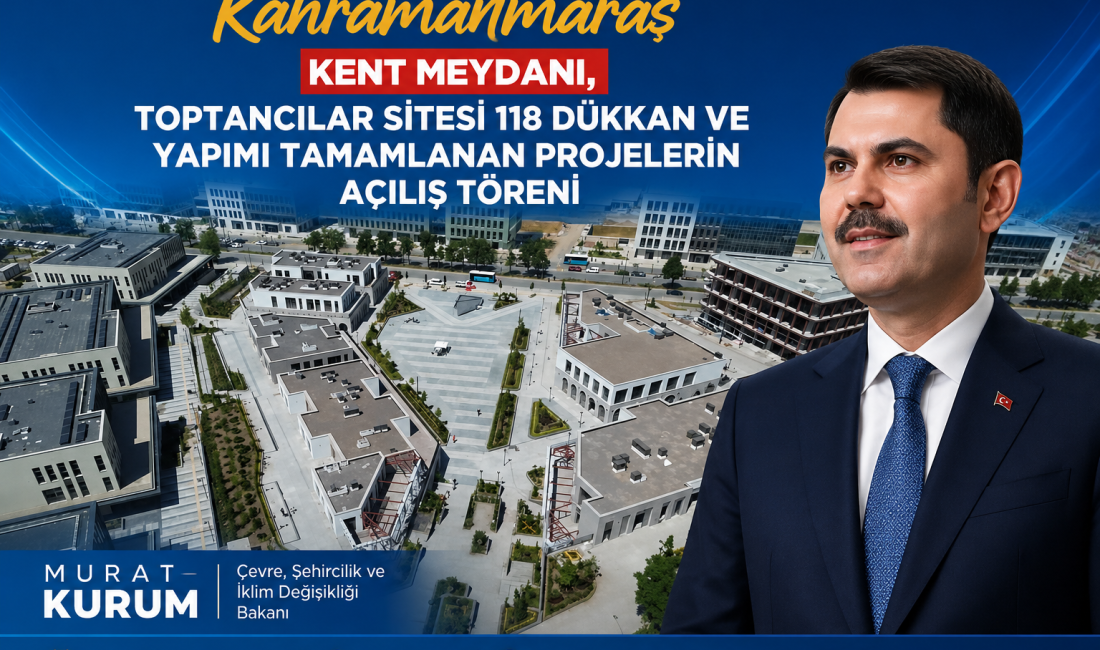 Açılış programına Çevre, Şehircilik ve İklim Değişikliği Bakanı Murat Kurum'un