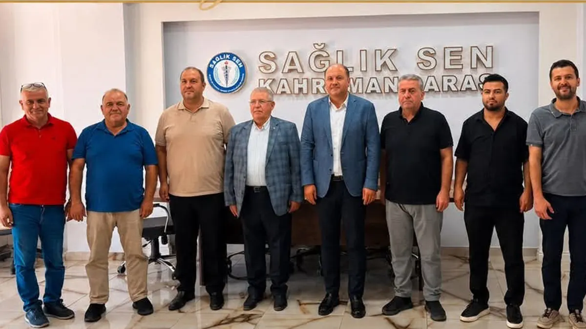 HANİFİ MAHÇİÇEK’TEN SAĞLIK-SEN KAHRAMANMARAŞ ŞUBESİ’NE ZİYARET 1 hanifi mahcicekten saglik sen kahramanmaras subesine ziyaret