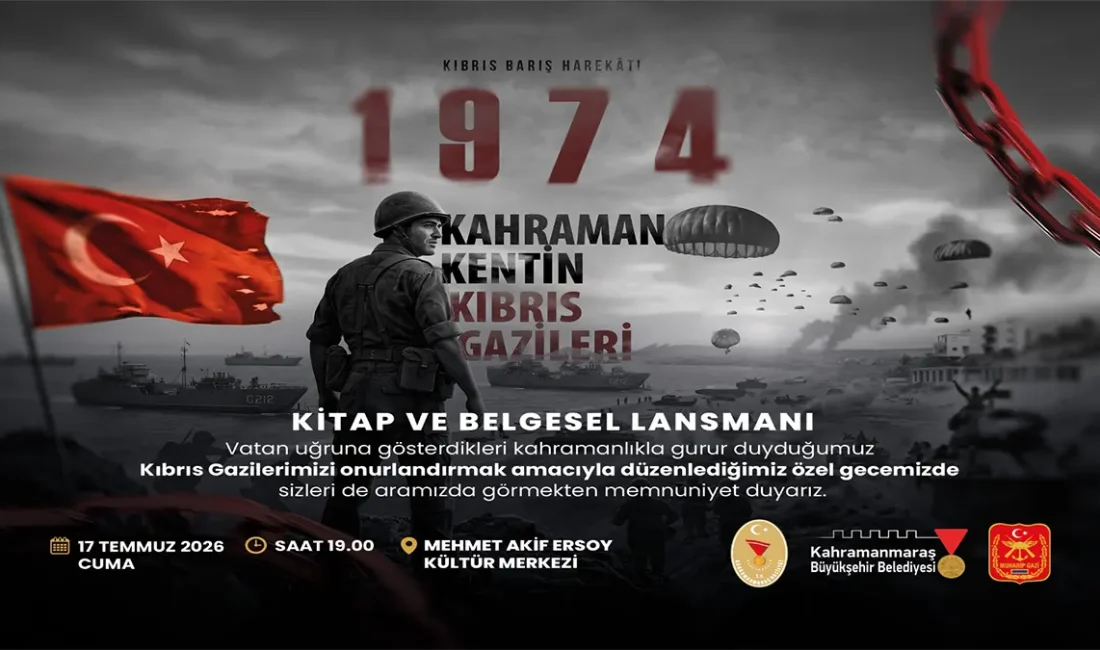 Kahramanmaraşlı Kıbrıs Gazilerinin Hatıraları Kitap ve Belgeselle Geleceğe Taşınıyor Hazırlanan kitapta gazilerin hatıraları yazılı kaynak haline getirilirken, belgeselde ise
