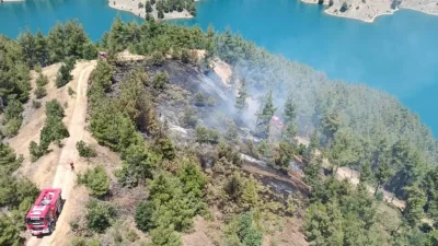 Yangının çıkış nedeninin belirlenmesi için inceleme başlatılırken, yangın sırasında bölgede