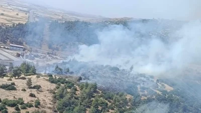 Kahramanmaraş Orman Bölge Müdürlüğü’nden alınan bilgiye göre, yangın saat 09.04’te