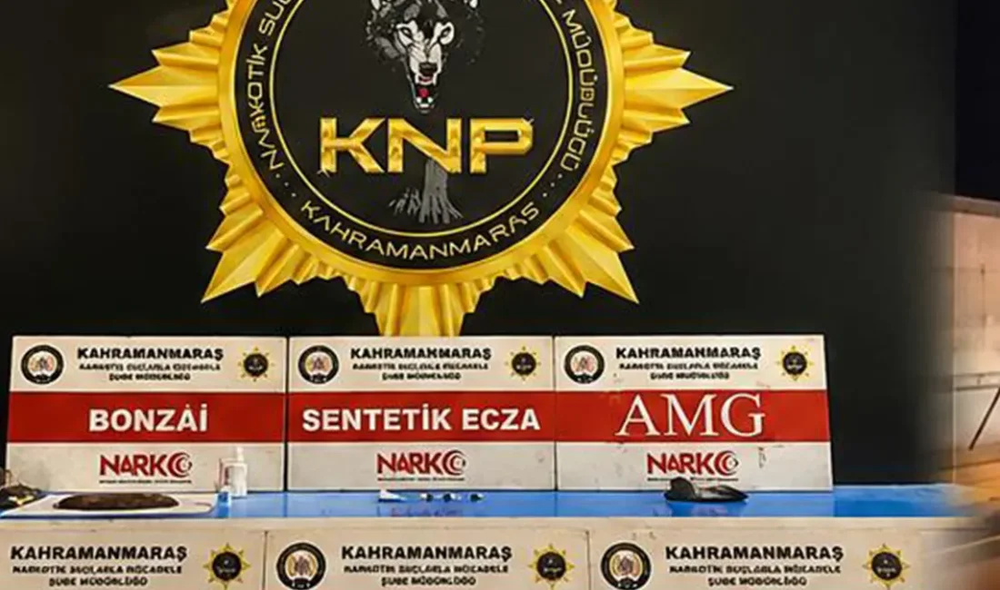Kahramanmaraş’ta zehir tacirlerine operasyon Emniyet ekiplerince yürütülen çalışmalarda toplam 29,42 gram metamfetamin, 199,12 gram