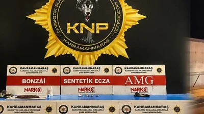 Emniyet ekiplerince yürütülen çalışmalarda toplam 29,42 gram metamfetamin, 199,12 gram