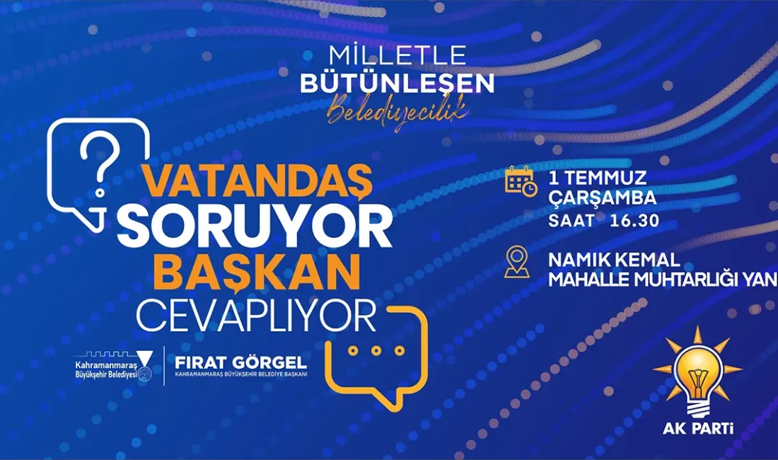 Vatandaşlar Soruyor Başkan Görgel Cevaplıyor Programda Başkan Görgel, Büyükşehir Belediyesi tarafından şehir genelinde sürdürülen yatırım,
