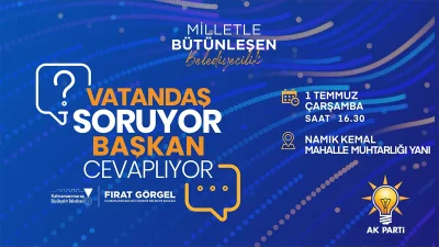 Programda Başkan Görgel, Büyükşehir Belediyesi tarafından şehir genelinde sürdürülen yatırım,