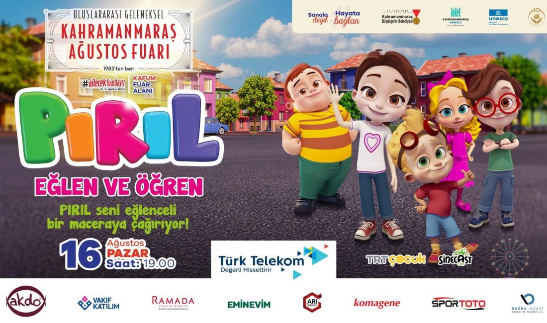 Büyükşehir’den KAFUM’da Çocuklara Özel Eğlence Dolu Pazar Kahramanmaraş Büyükşehir Belediyesinin Uluslararası Geleneksel Ağustos Fuarı, on altıncı gününde