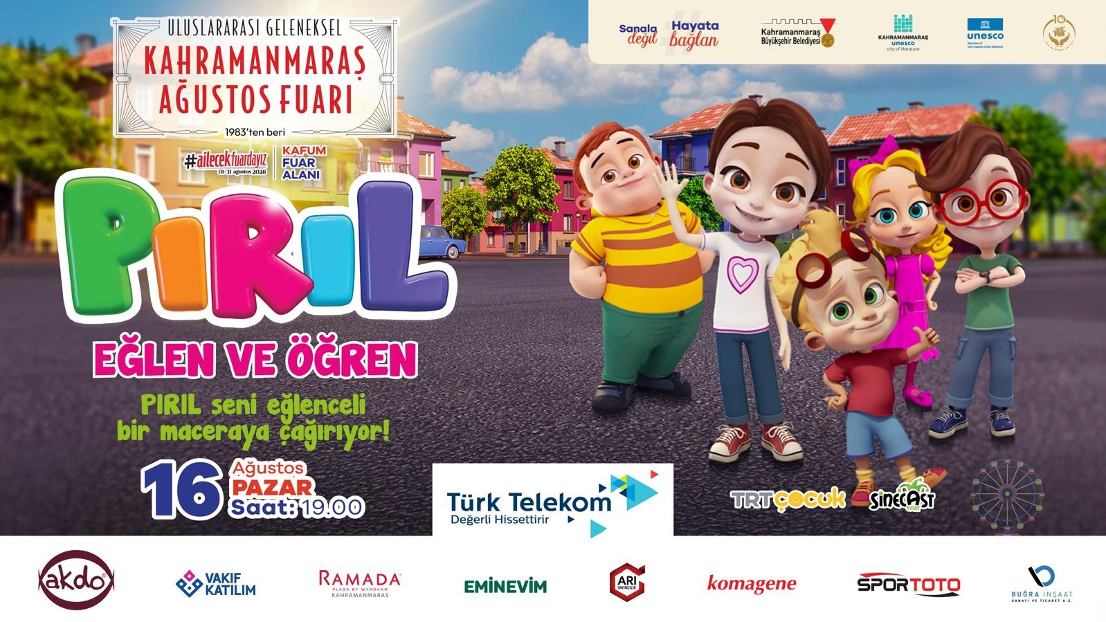Büyükşehir’den KAFUM’da Çocuklara Özel Eğlence Dolu Pazar 1 Cocuk Tiyatrosu