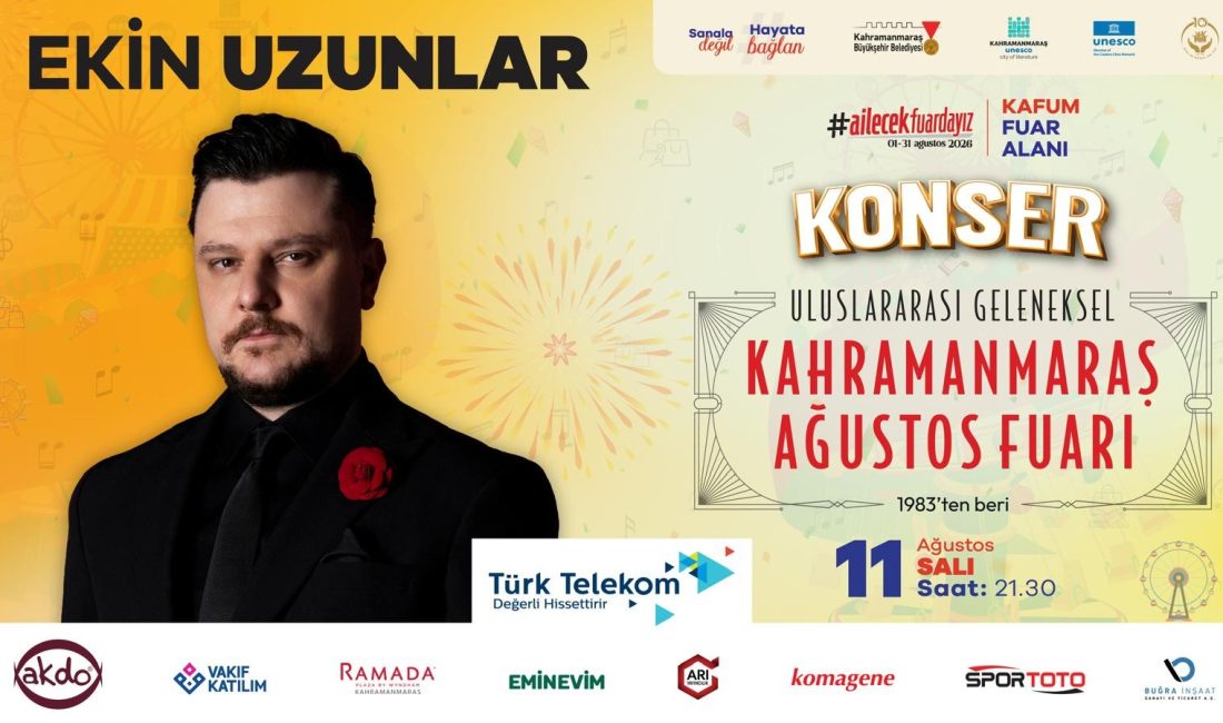 Kahramanmaraş Büyükşehir Belediyesinin düzenlediği Geleneksel Ağustos Fuarı, birbirinden özel etkinliklerle