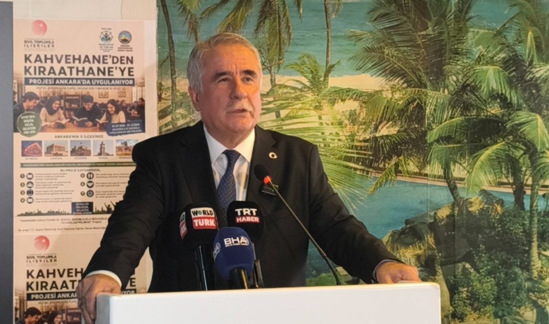 Lansmanda konuşan İKTA-DER Başkanı Ahmet Sandal, projenin 1 Temmuz-31 Aralık
