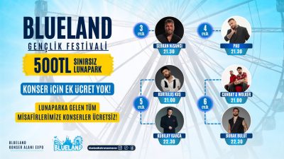 Konser alanına girişler Blueland Lunapark üzerinden gerçekleştirilecek. Kişi başı 500