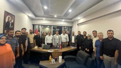 Heyet, Elbistan’da İlçe Başkanı Fatih Özcan, Afşin’de İlçe Teşkilat Başkanı