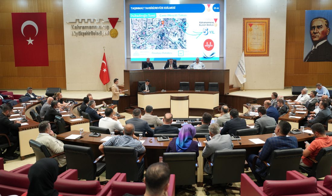 Kahramanmaraş Büyükşehir Belediyesi Ağustos Ayı Olağan Meclis Toplantısı, Büyükşehir Belediyesi