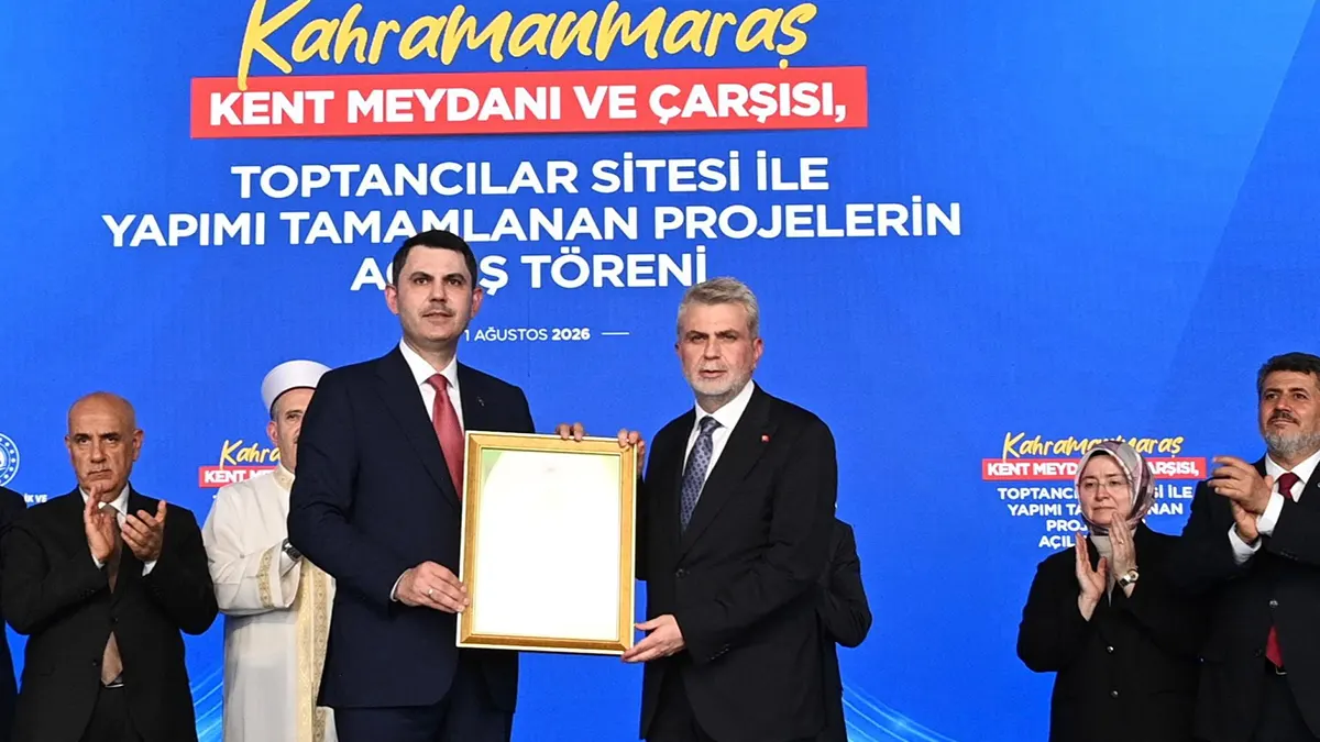 bakan kurum ilk yesil ruhsati baskan gorgele takdim etti