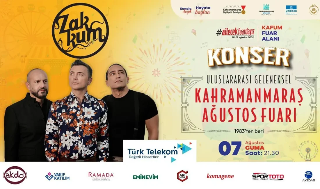 Kahramanmaraş Büyükşehir Belediyesinin bu sene de “Ailecek Fuardayız” temasıyla düzenlediği