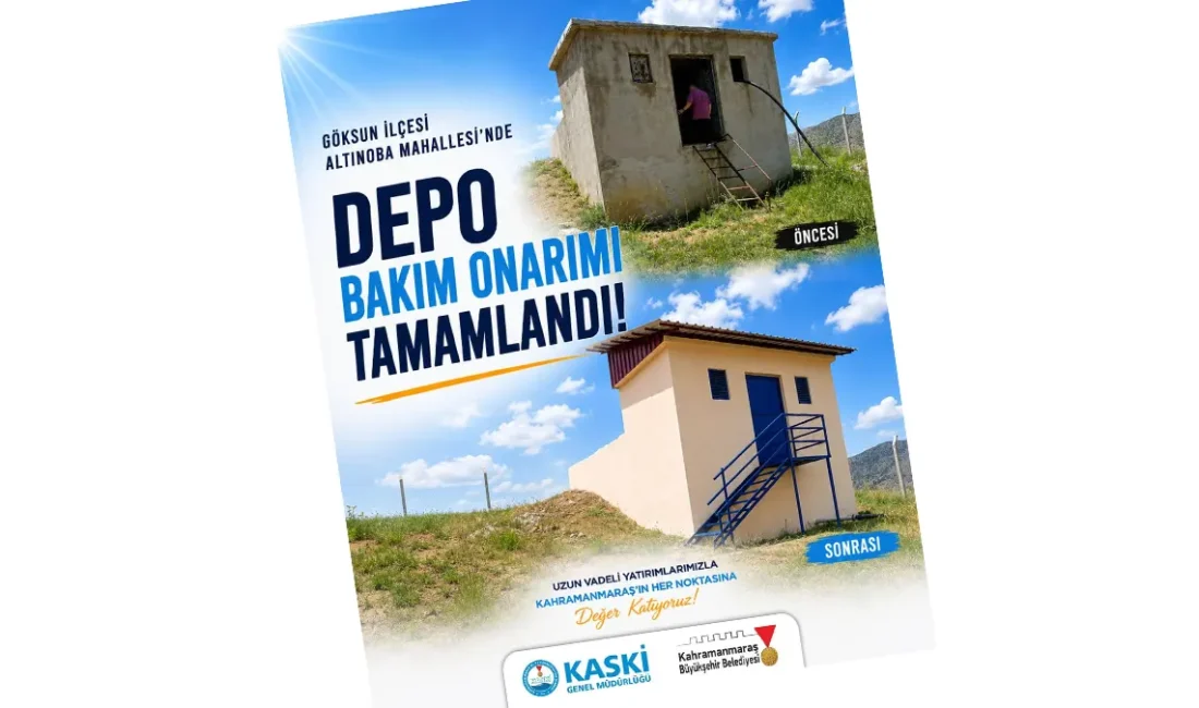 Çalışmalar kapsamında yalnızca depoların bakım ve onarımıyla sınırlı kalmayıp, su