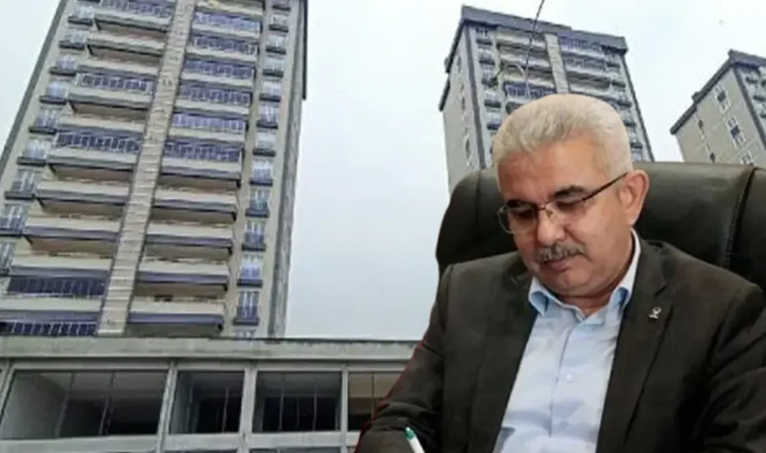 Kahramanmaraş'ta 6 Şubat depremlerinde yıkılan Bad-ı Saba Konutları A Bloku'nda