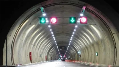 Kahramanmaraş ile Göksun arasındaki tünel geçişlerinde trafik güvenliğini artırmak amacıyla