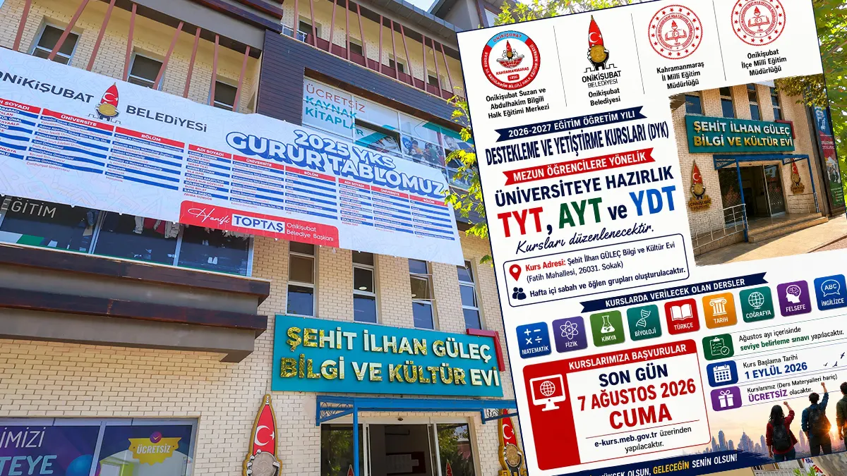 Onikişubat Belediyesi’nin Üniversite Hazırlık Kursu başvurularında son gün 7 Ağustos 1 onikisubat belediyesinin universite hazirlik kursu basvurularinda son gun agustos