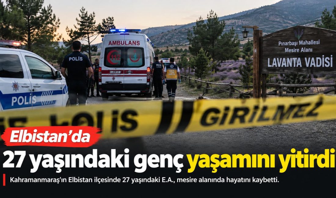 Elbistan’da 27 yaşındaki genç hayatını kaybetti Olay, Pınarbaşı Mahallesi Mesire Alanı Lavanta Vadisi mevkisinde meydana geldi.