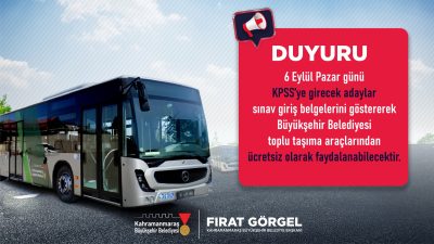Kahramanmaraş Büyükşehir Belediyesi, Başkan Fırat Görgel öncülüğünde sosyal belediyecilik anlayışı