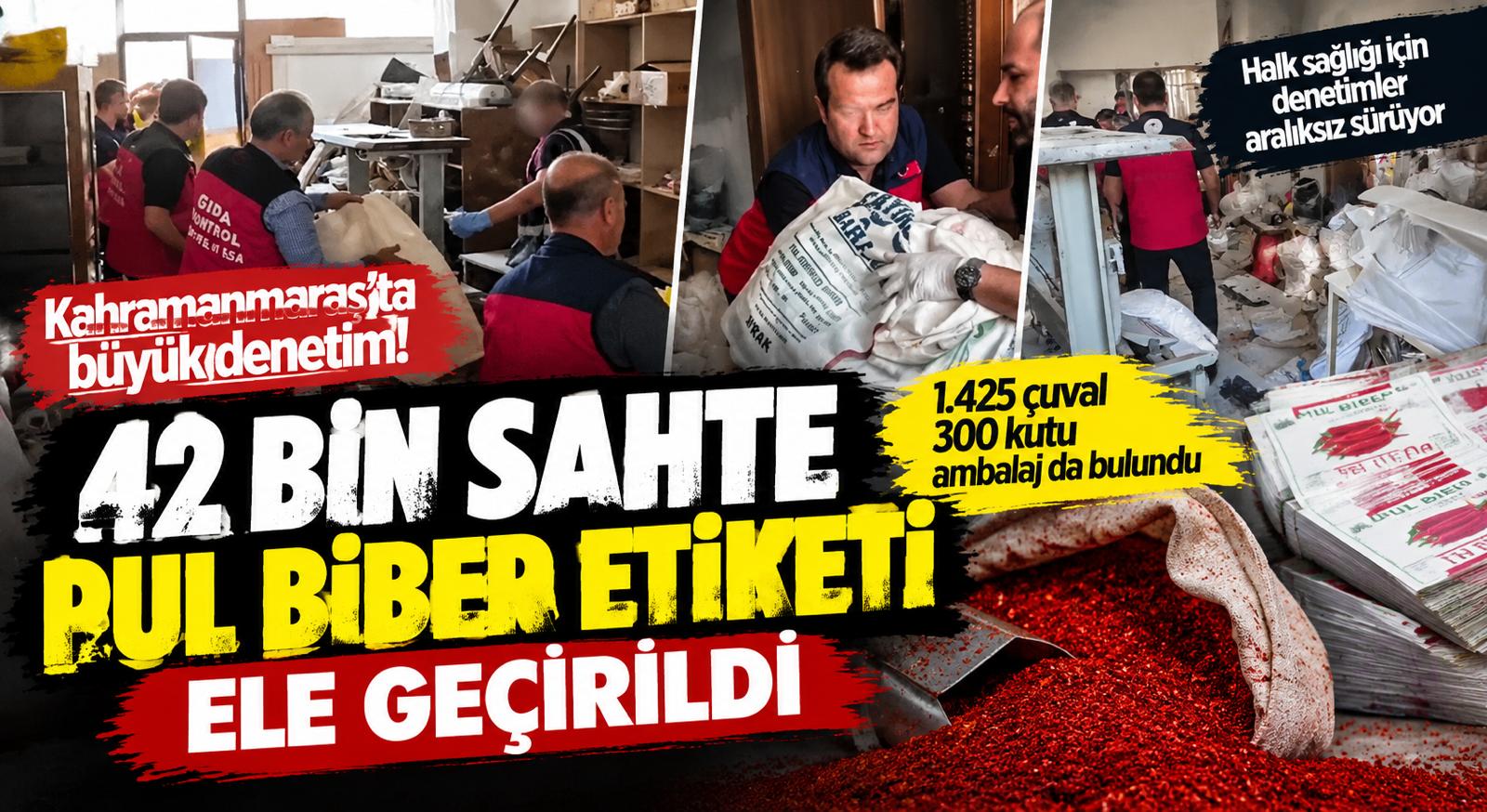 Kahramanmaraş’ta 42 bin sahte pul biber etiketi ele geçirildi 1 IMG WA