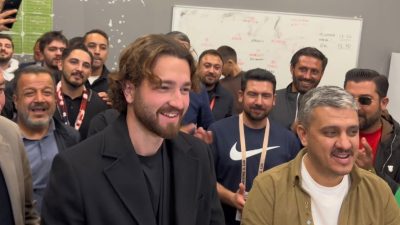 Karşılaşma sonrası soyunma odasında bir araya gelen futbolcular, Kahramanmaraş İstiklalspor