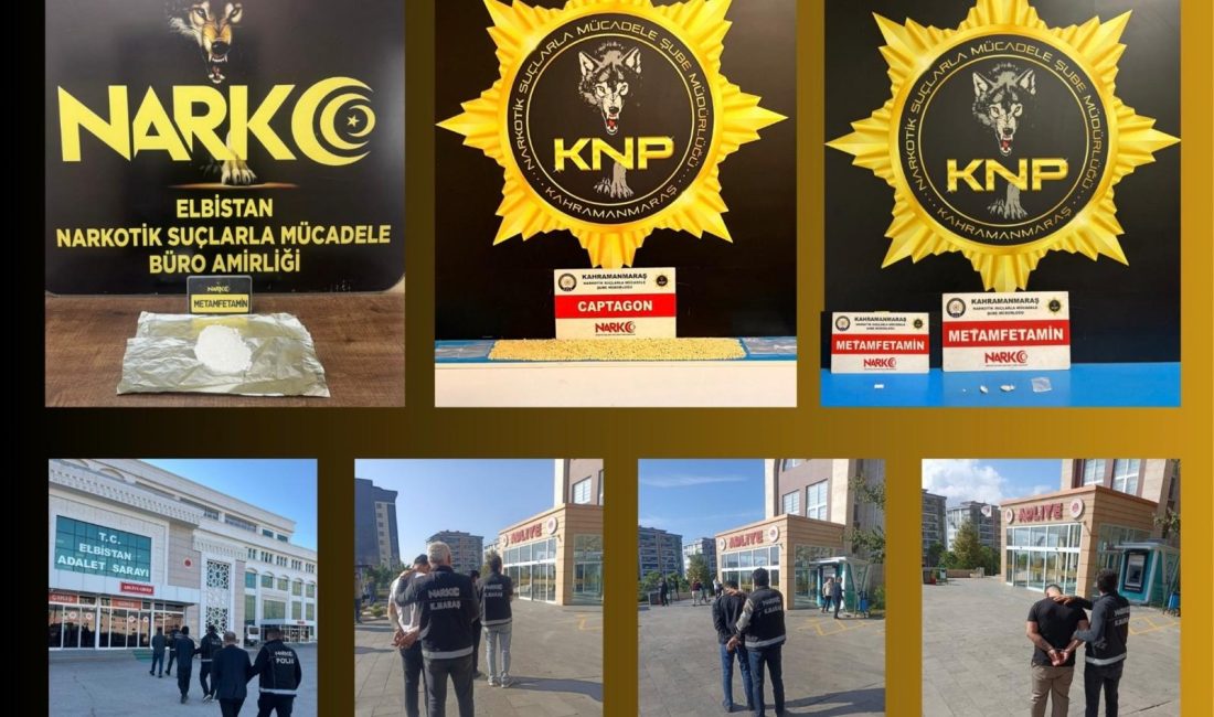 Kahramanmaraş’ta yasaklı madde operasyonu: 5 tutuklama Kahramanmaraş İl Emniyet Müdürlüğü Narkotik Suçlarla Mücadele Şube Müdürlüğü ile