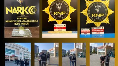 Kahramanmaraş İl Emniyet Müdürlüğü Narkotik Suçlarla Mücadele Şube Müdürlüğü ile