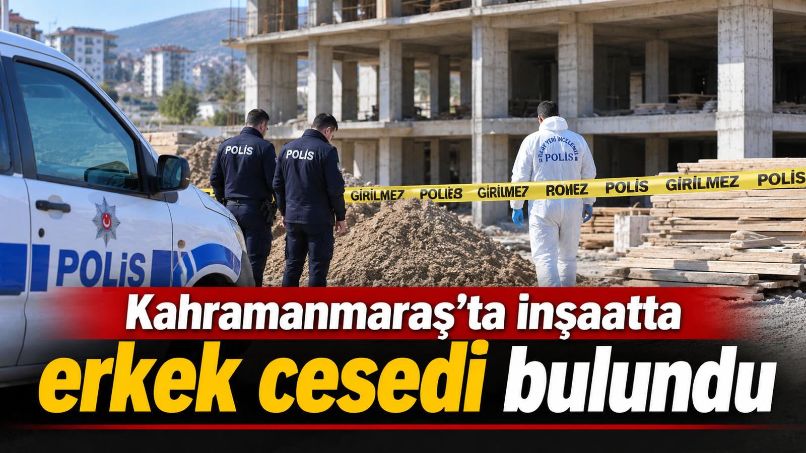 Kahramanmaraş’ta inşaatta erkek cesedi bulundu Üngüt Mahallesi’ndeki inşaat alanında bir kişinin hayatını kaybettiğinin bildirilmesi üzerine