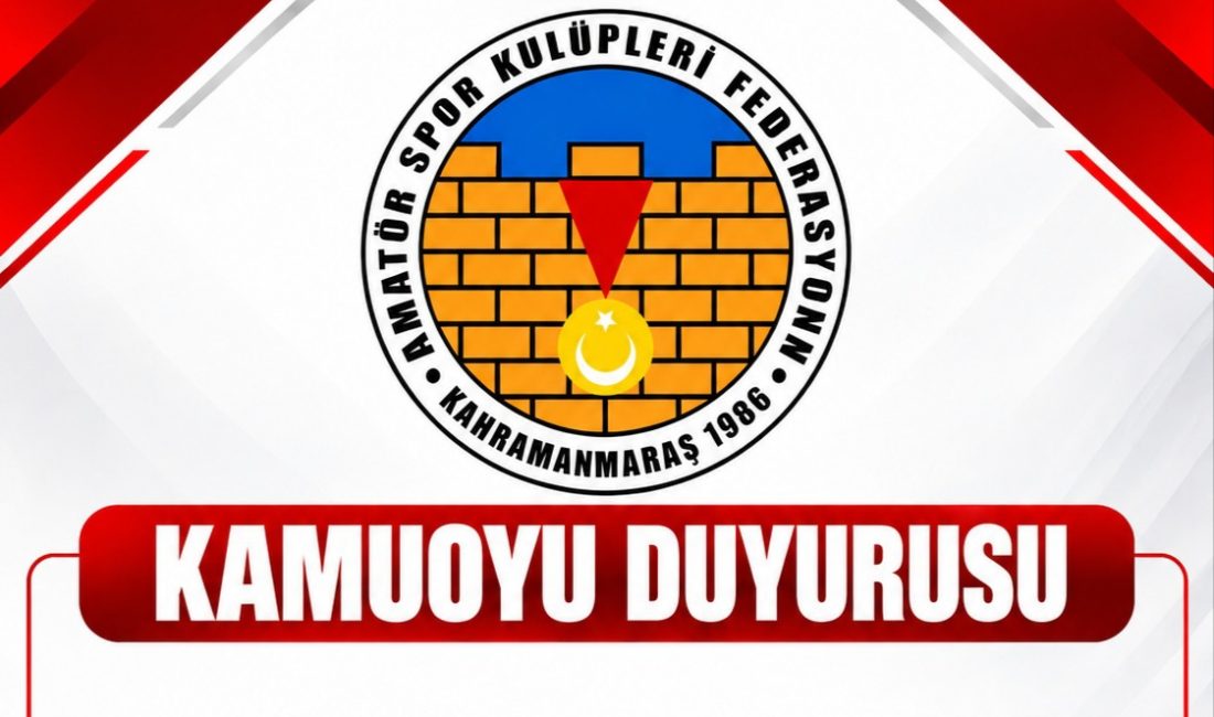 Kahramanmaraş ASKF’den Kulüp Tescilleriyle İlgili Açıklama ASKF tarafından yapılan açıklamada, söz konusu haberlerin kasıtlı olarak yapıldığı