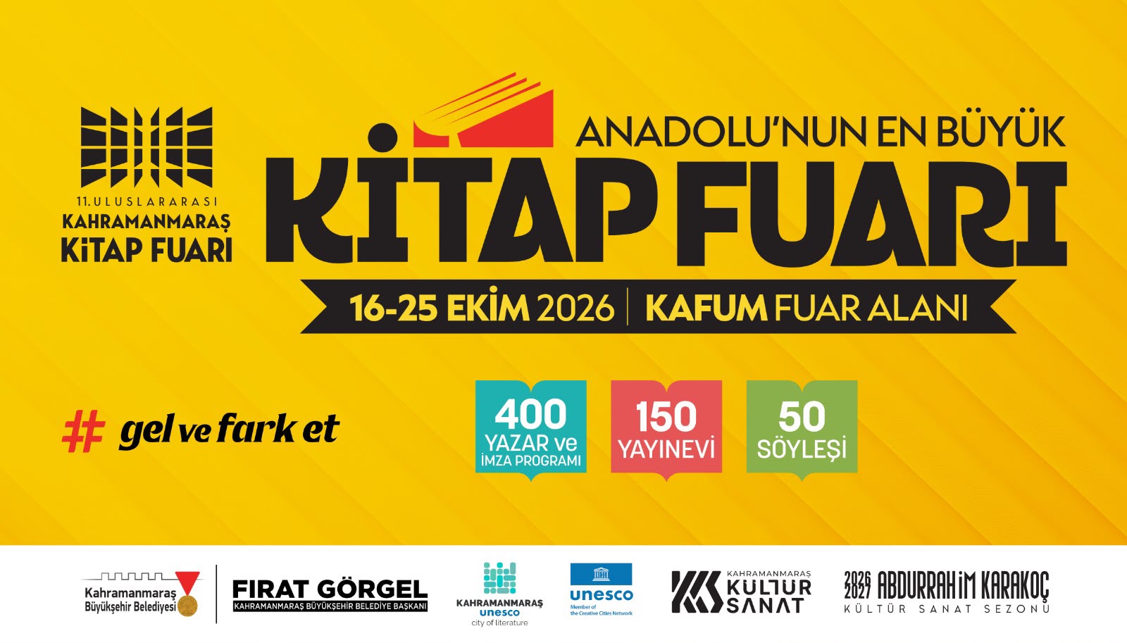 Anadolu’nun En Büyük Kitap Fuarı 16 Ekim’de Kapılarını Açıyor 1 Kitap Fuari ()