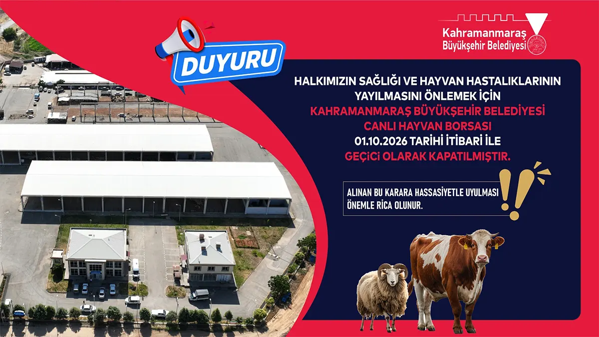 Canlı Hayvan Borsası Geçici Olarak Hizmete Kapatıldı 1 canli hayvan borsasi gecici olarak hizmete kapatildi
