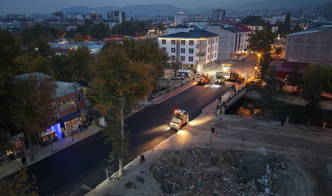 Elbistan’da gerçekleştirilen çalışmaların önemli adreslerinden biri de ilçe merkezinin ulaşımında