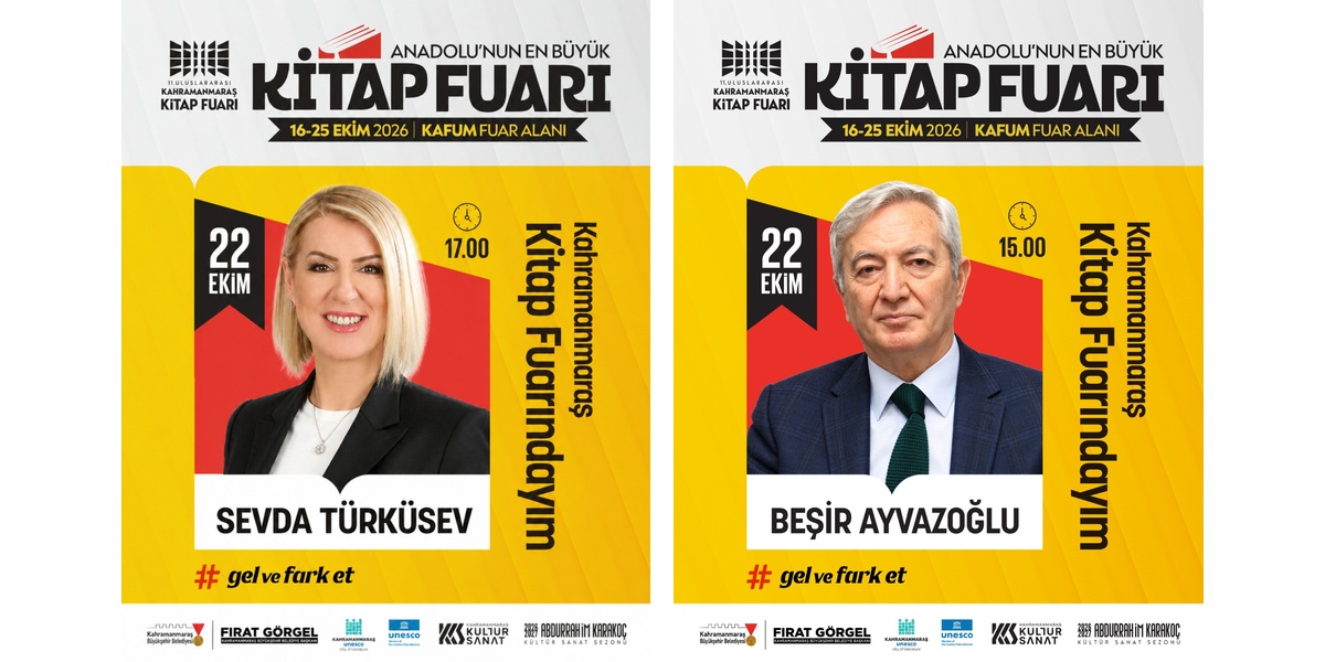 Kitap Fuarı’nda Perşembe Günü Ayvazoğlu ve Türküsev Okurlarla Buluşacak 1 kitap fuari ayni kare x
